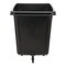 Rubbermaid Commercial 600 lbs. Rectangular Trash Can FG461900BLA - alternate 2
